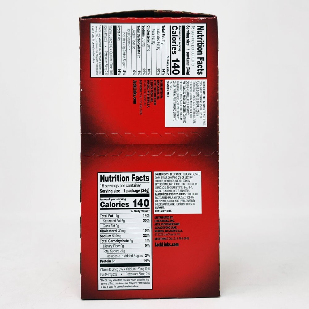 Jack Link's Original Beef Stick & Cheese Combo 16 Count - 1.2 oz