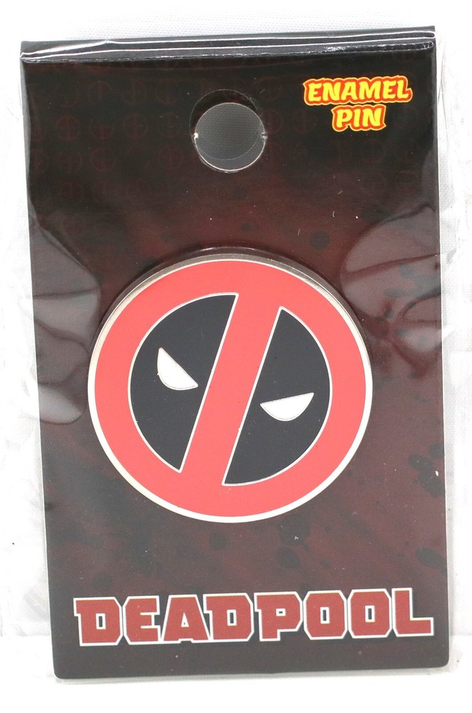 Marvel Comics Deadpool Logo Enamel Pin New!