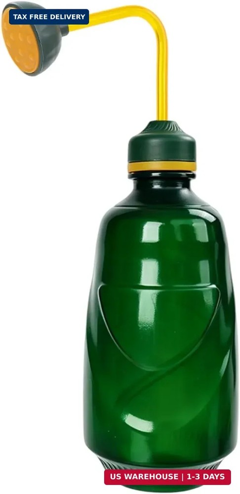 Small Watering Can, 2 in 1 Spray Head Functionality, 450ML Squeeze Garden Plant