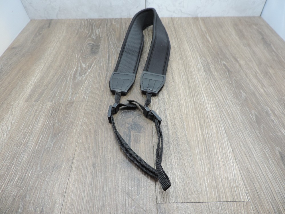 1.5" Black Neoprene Camera Strap 34" Length