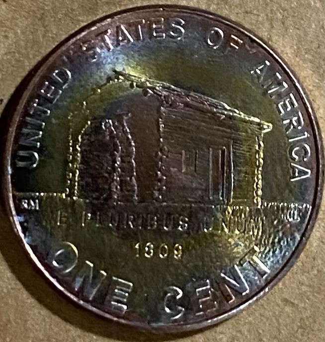 2009 Lincoln Bicentennial Penny Toned
