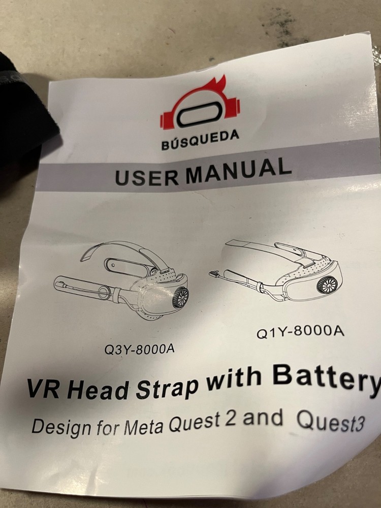 Busqueda VR Head Strap with Battery (New)