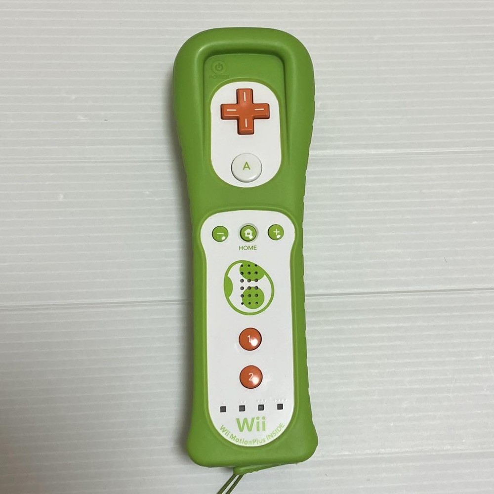 Wii Remote Motion Plus Yoshi Design NINTENDO Operation confirmed NO BOX