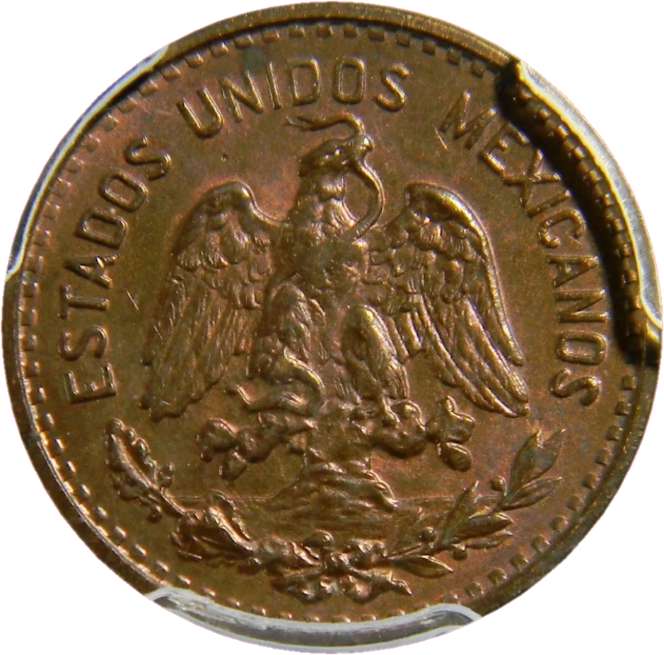 Mexico 1915 Mo Centavo PCGS MS-64 Brown (01-17)