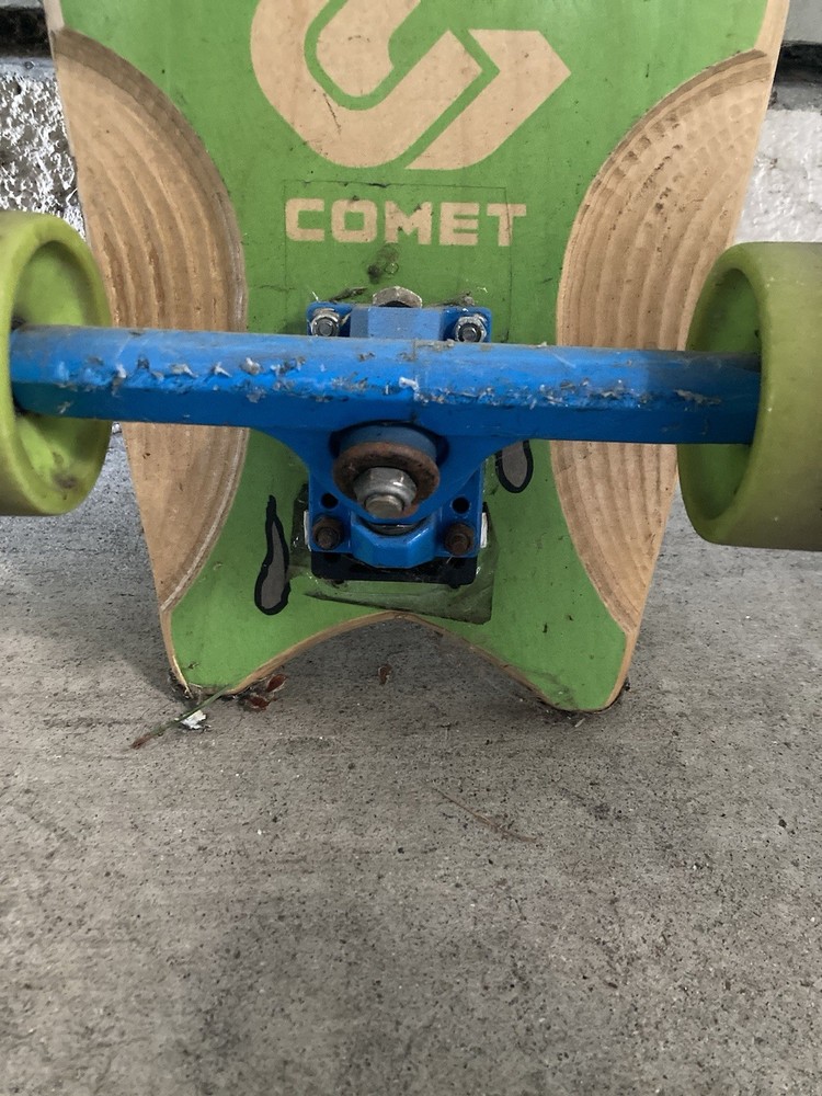 Comet Grease Shark Longboard Skateboard Complete