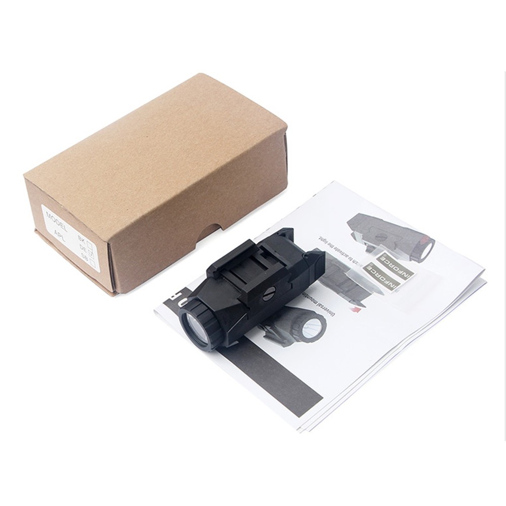 Tactical Flashlight APL Weapon Light Mount Light Pistol Glock Strobe Spotlight