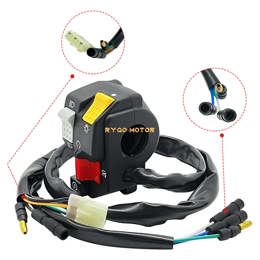 Handlebar Switch Start Kill Stop Headlight for Honda FourTrax 200 TRX200 1990-97