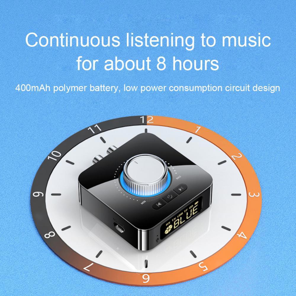 Bluetooth 5.3 Transmitter & Receiver Wireless Adapter For Home stereos/speakers