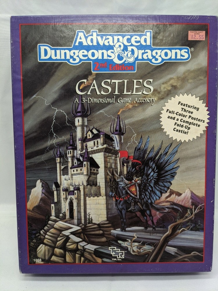 **EMPTY BOX ONLY** Advanced Dungeon And Dragons Castles 2nd Edition TSR 1990