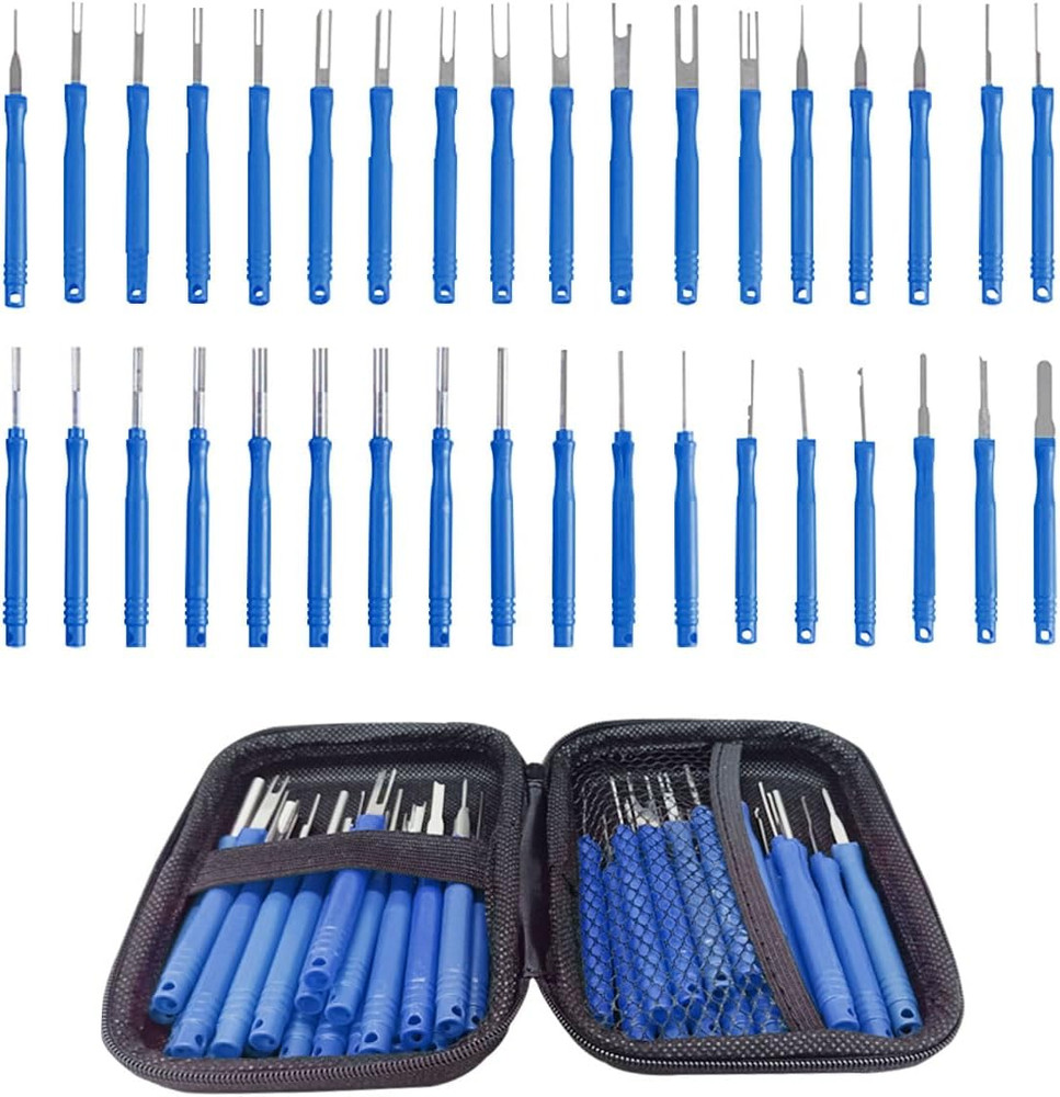 36PCS Terminal Removal Tool Kit, Wire Connector Pin Extraction Tool, Electrical