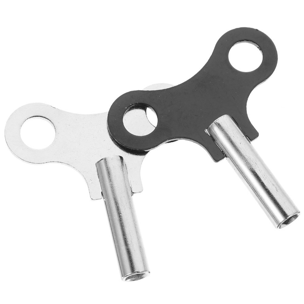 2 Pcs Professional Clock Keys Wear Resistant Winders Practical Tools