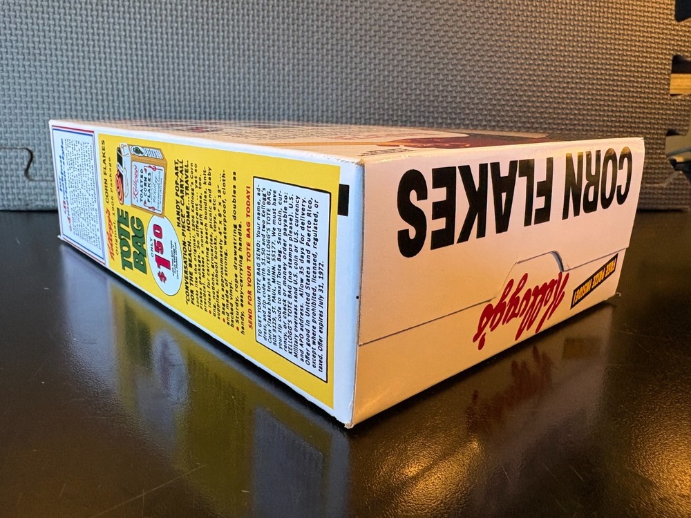 1971 Kellogg's Corn Flakes - Empty custom design display box