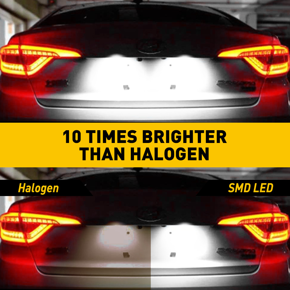 LED License Plate Lights Replacement For Audi A3 S4 A4 A6 A8 Quattro Canbus