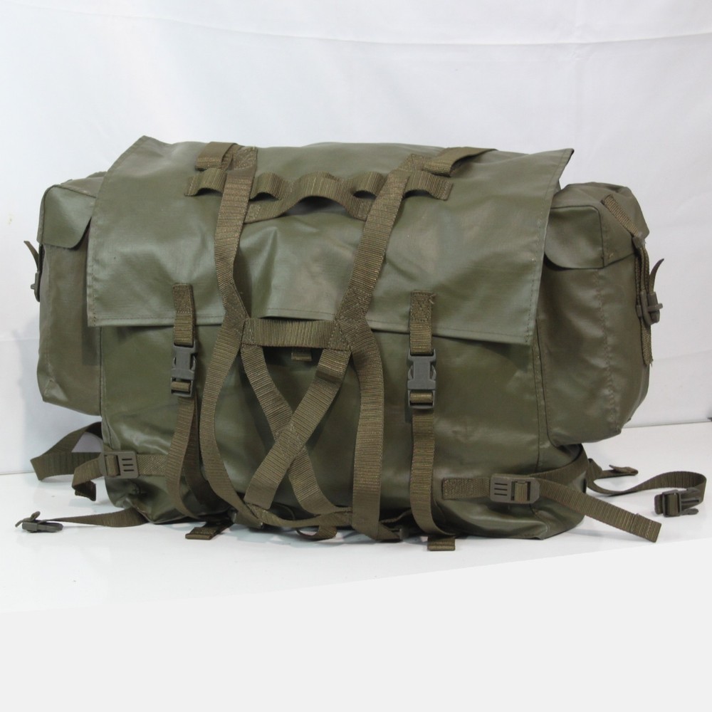Genuine Surplus German Army Pack Rucksack Missing Frame Waterproof Fabric (4185)