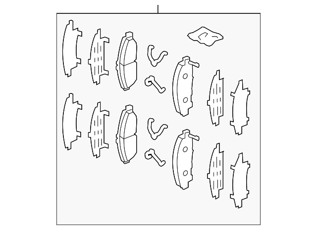Genuine Brake Pads Front 45022-TZ5-A10