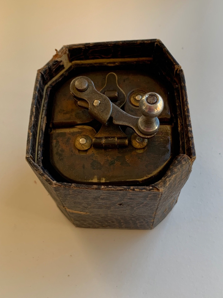 VINTAGE Spiro GILLETTE BLADE Sharpener Original BOX - Automatic Stropper