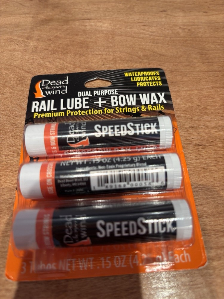 Dead Down Wind Bow Wax and Rain Lube, 3-Pack