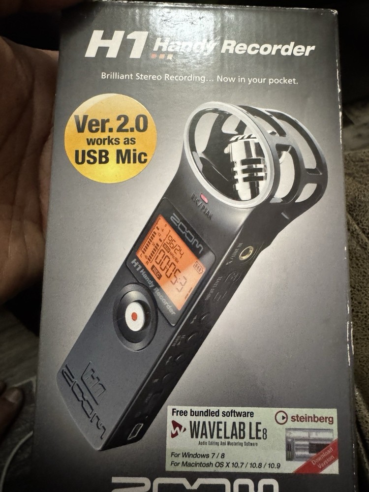 Zoom H1 Handy Portable Digital Recorder