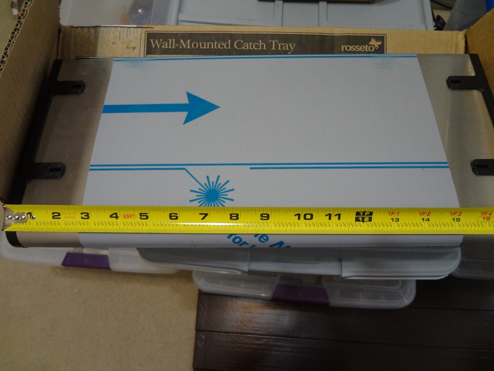 Rosseto Serving Solutions Wall-Mounted Catch Tray EZT017