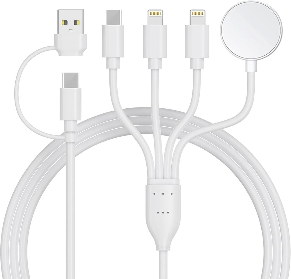 4 in 2 Fast USB Charging Cable Universal Multi-Function Cell Phone Charger Cord