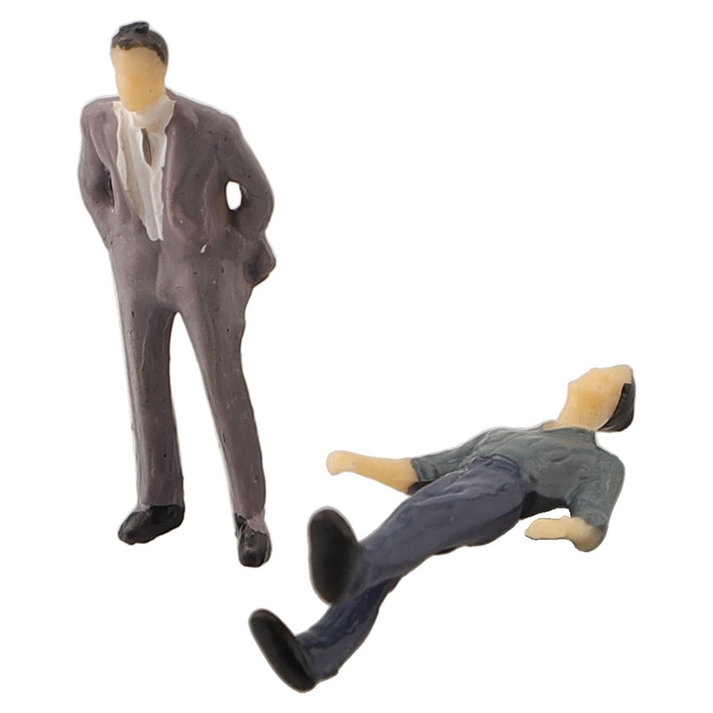 Model People Passenger Model Painted Figures Plastic 1 1/2\" Inch 130pcs/set