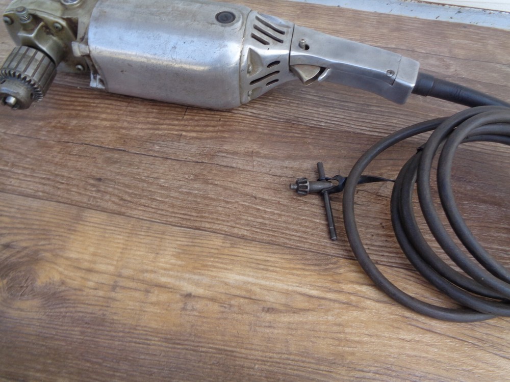 Vintage Electric Industrial Angle Drill