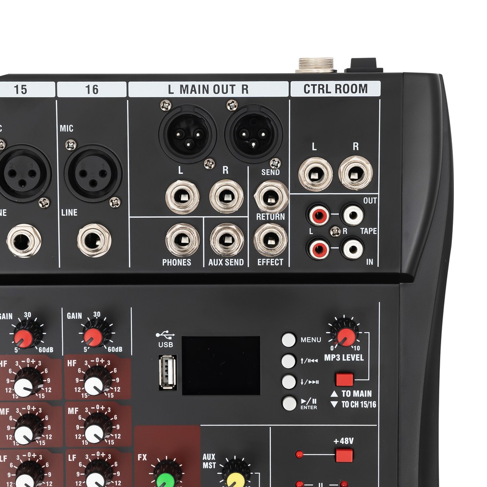 16 Channel Professional Powered Mixer power mixing Amp USB