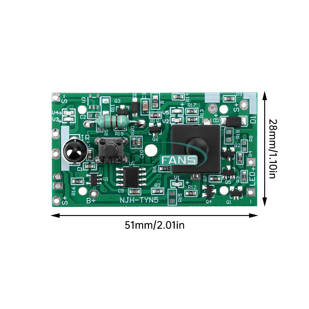 3.7V 5V Solar String Light Circuit Control Board PCBA Controller Switch Module