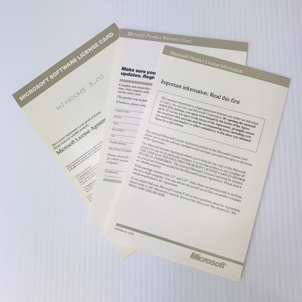 Microsoft Windows Operating System Version 3.0 3.5" Floppy Disk w/ ToolBook