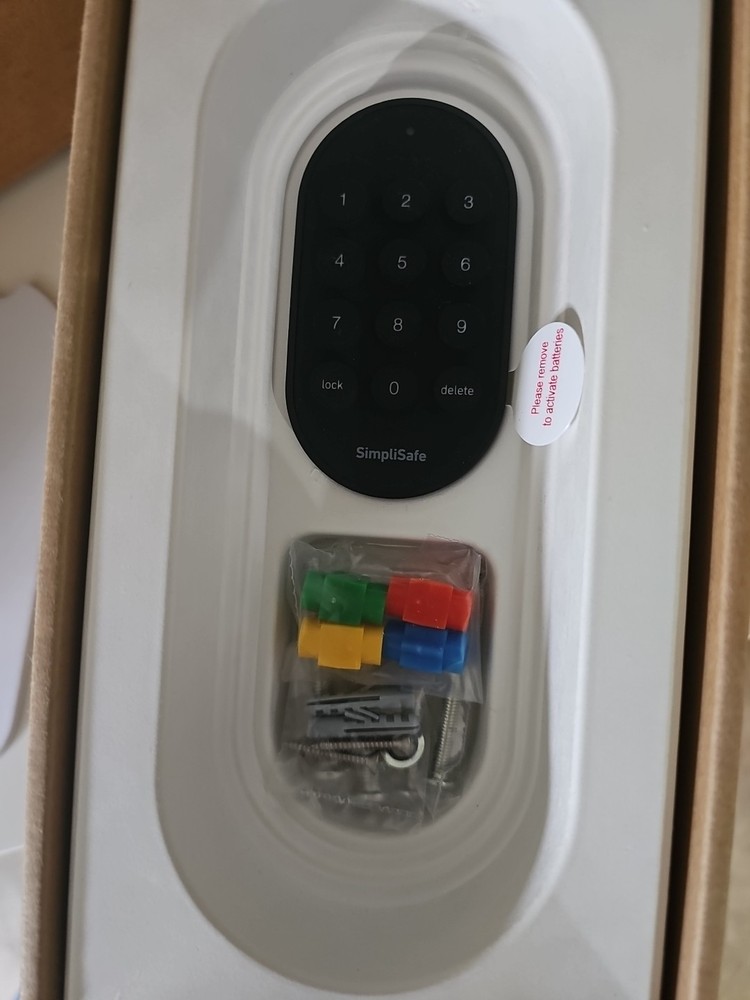 Simplisafe Smart Lock & Pin Pad (Black) BRAND NEW