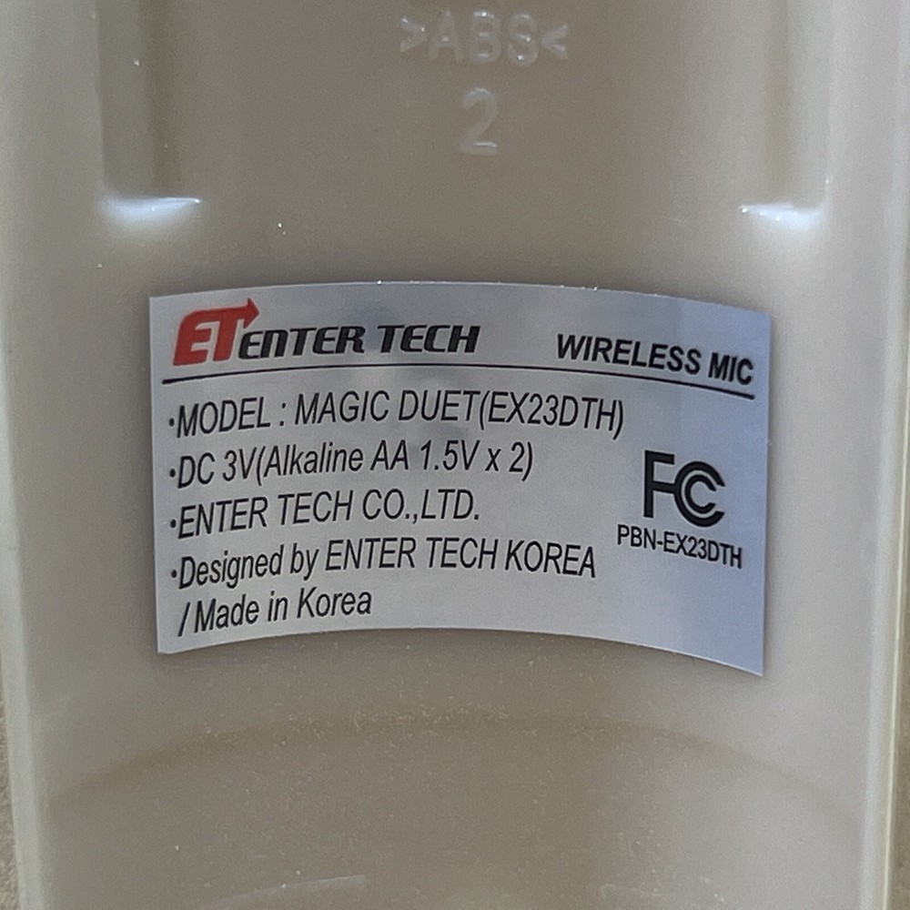 Enter Tech Magic Duet (EX23DTH) Let’s Karaoke On Stage Wireless Microphone