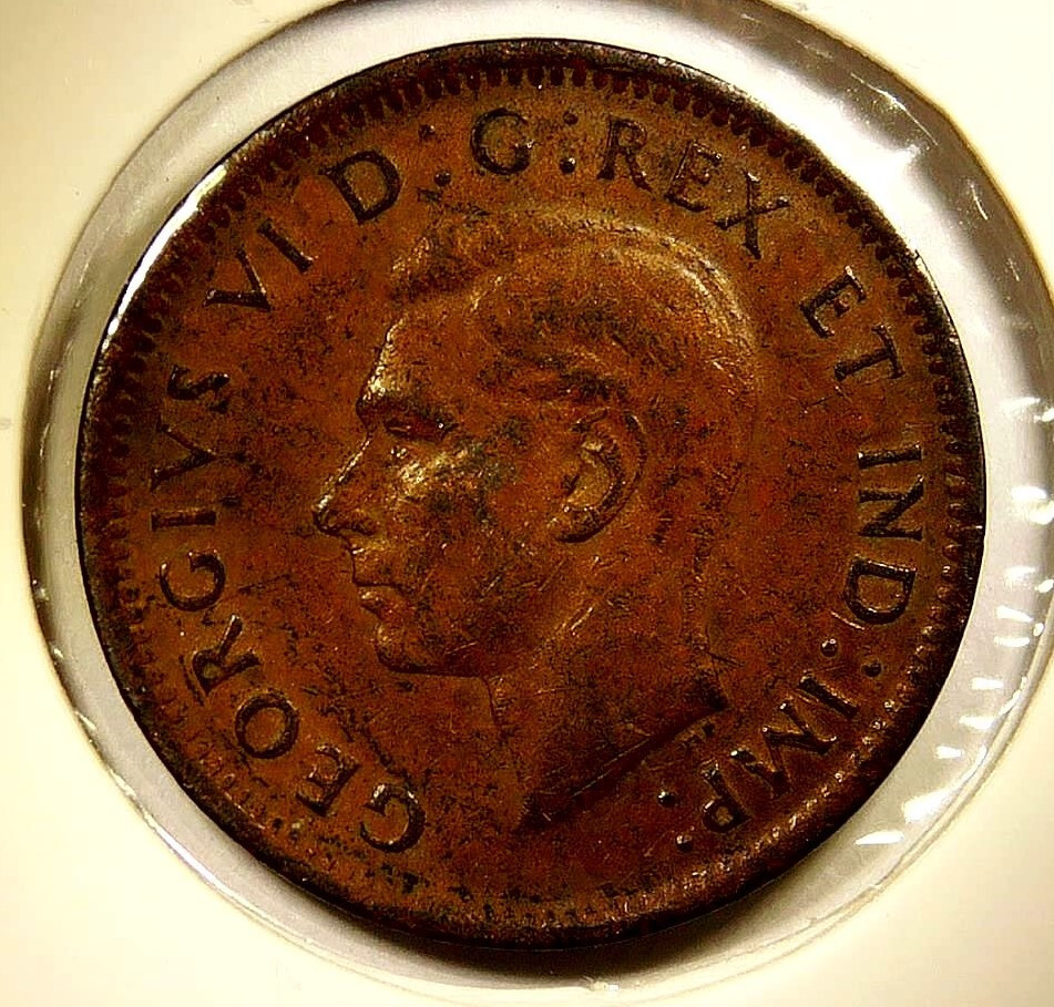1945 Canada Cent King George VI