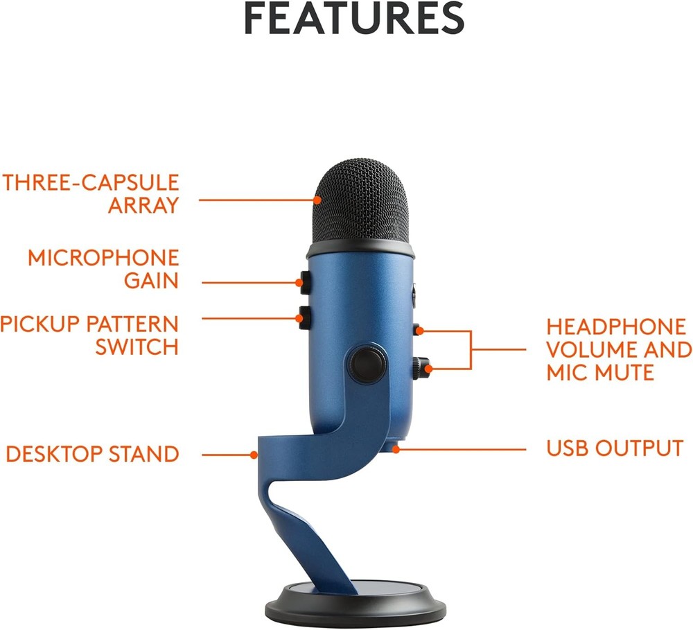 USB Condenser Microphone for Streaming, Podcast, YouTube & Zoom — Studio-Grade
