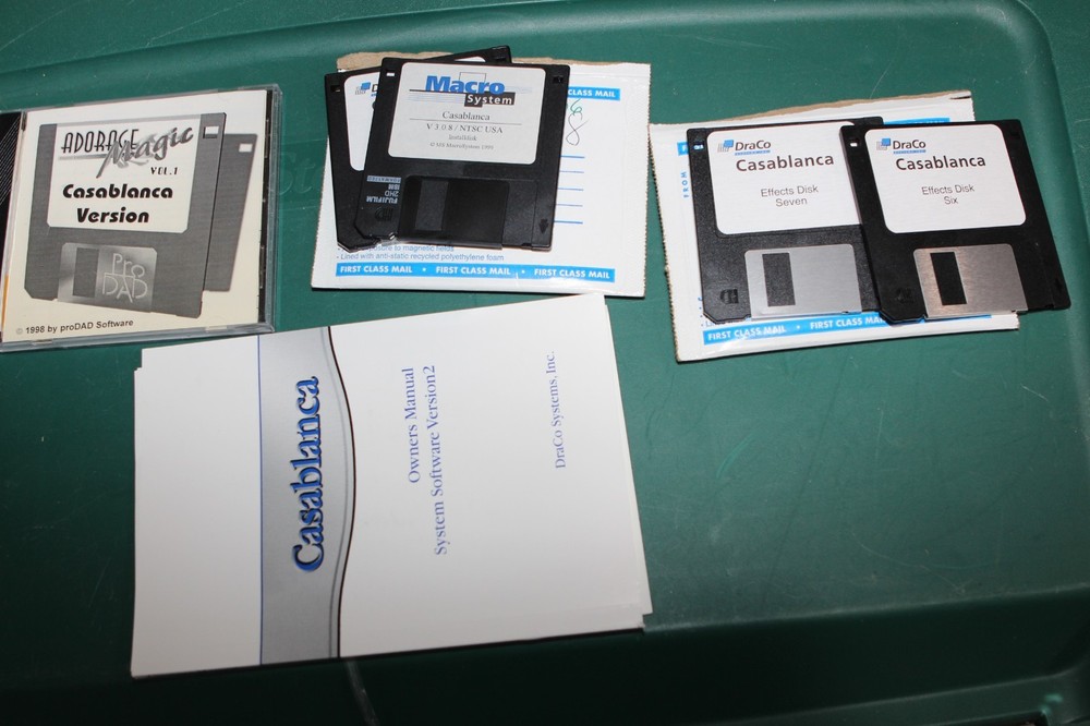 Original Casablanca editing system