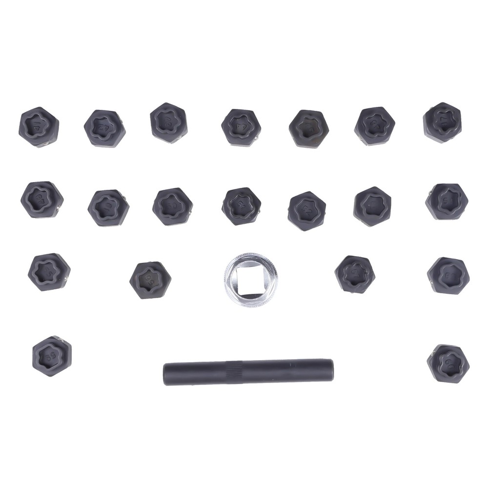 22pcs Universal Locking Lug Nut Master Key Set Wheel Lock Removal Tool NEW US