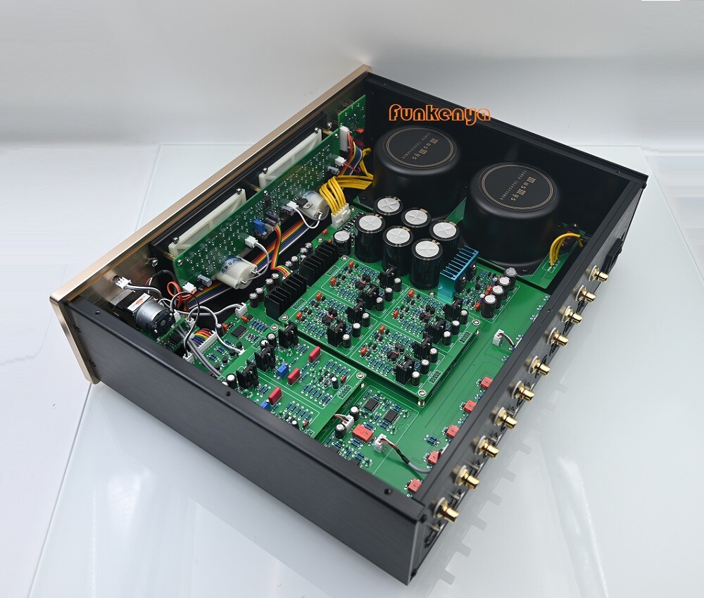 Reference C2860 Plus Hi-End HiFi VU Meter Preamplifier Home Audio