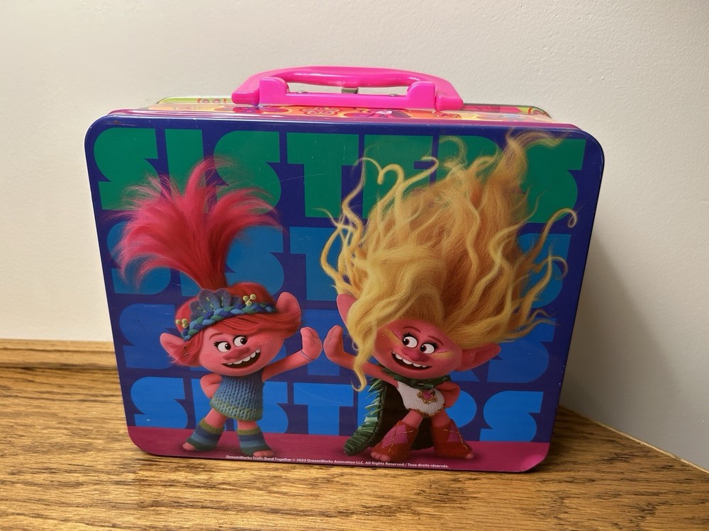 Dream Works Trolls Metal Lunch Box