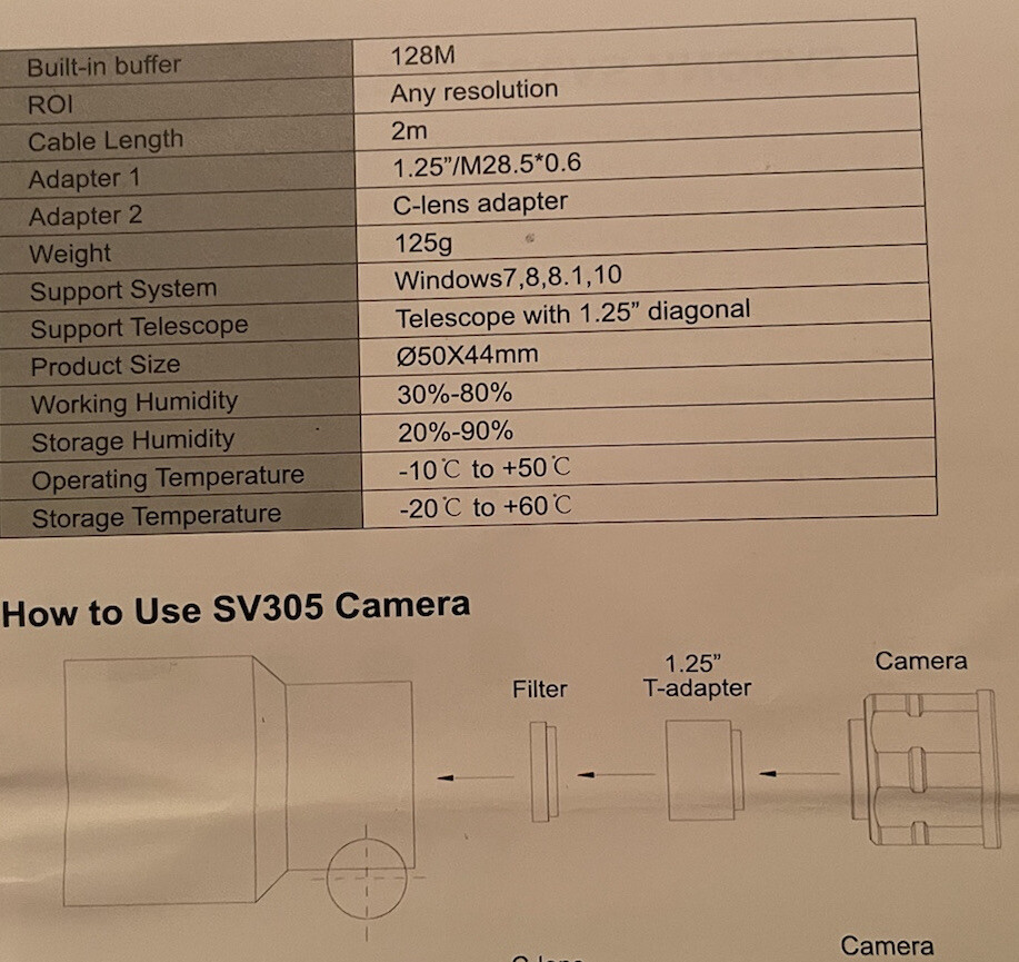 Astronomy Telescope Digital Camera Eyepiece 2MP