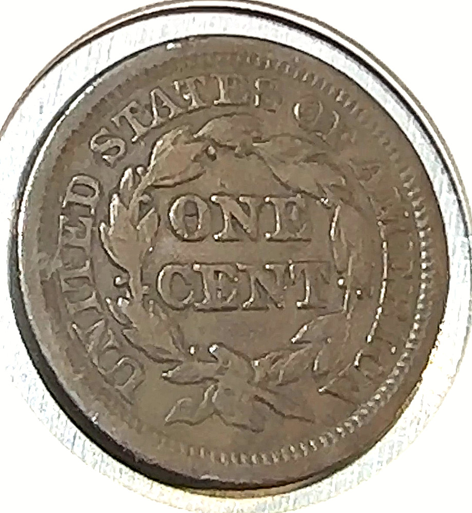 1847/47 Large Cent VF Details CHRC