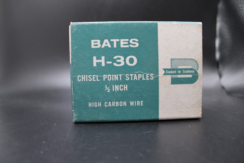 Bates H-30 1/2" High Carbon Wire Staples