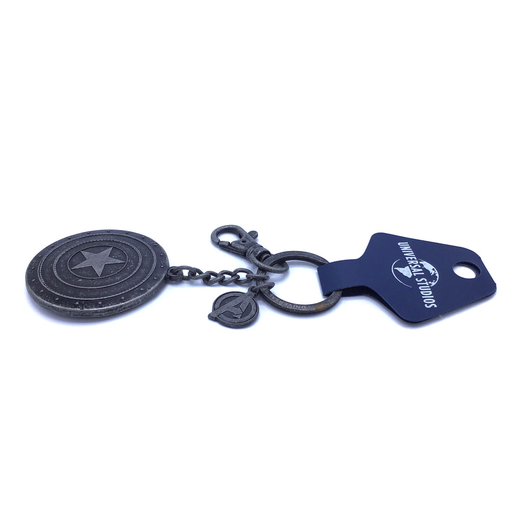 Universal Studios Marvel Comics Captain America Shield Metal Key Chain New