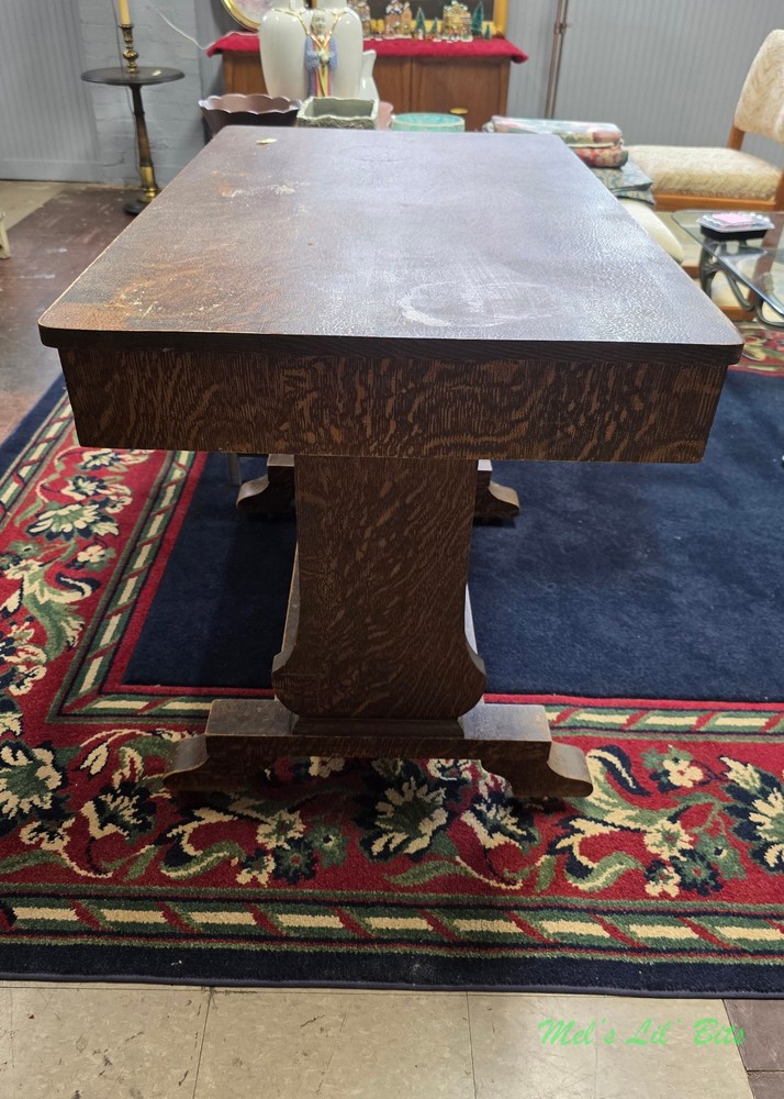Tiger Oak Library Desk