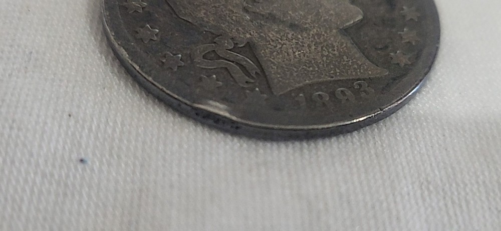 1893 Barber Half Dollar in Almost Good Condition