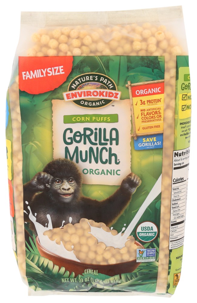 NATURES PATH CEREAL GORILLA MUNCH ORG 22.9 OZ