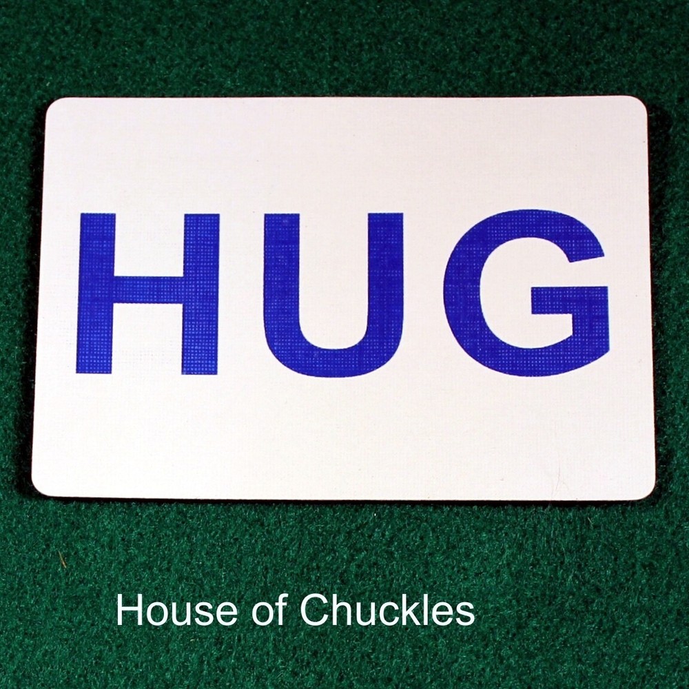 HUG, Bicycle Printed Gaff Card, Red