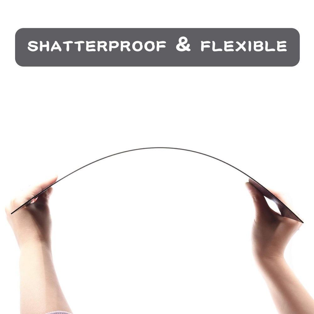 Home Decor ABS Plastic Sheet Pack - Flexible Than Plexiglass