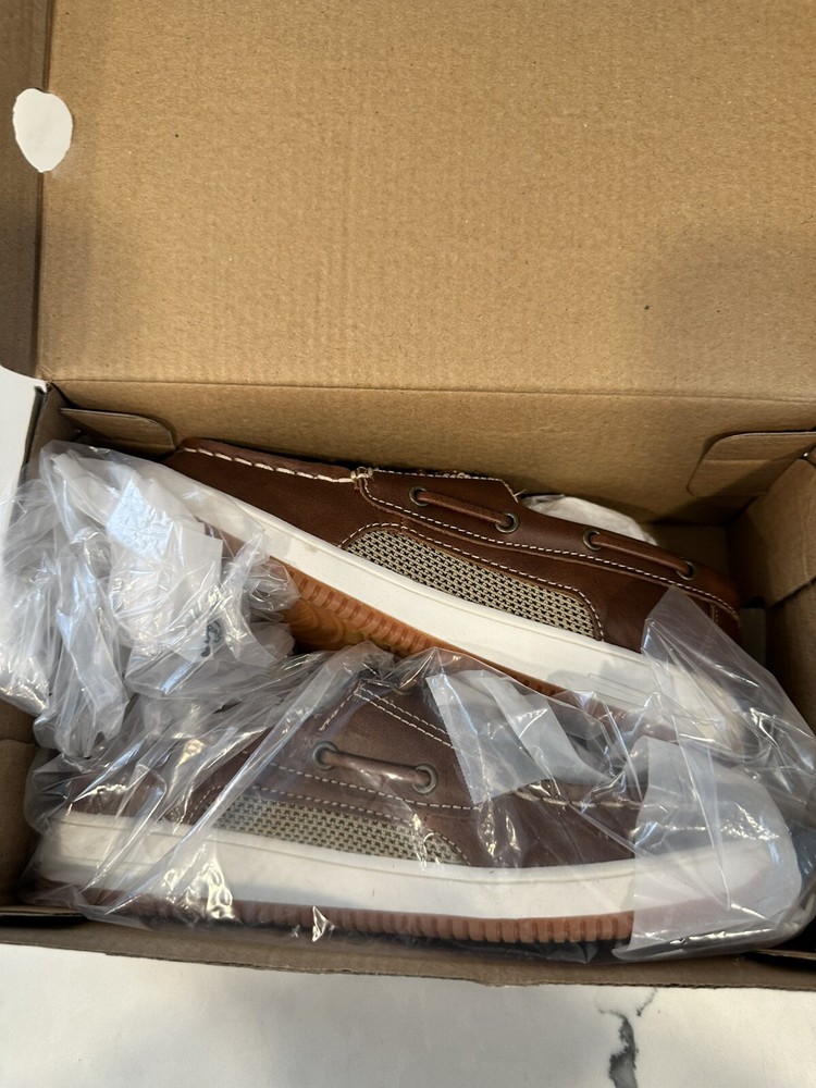 Boys There Abouts Tan Loafers Size 1