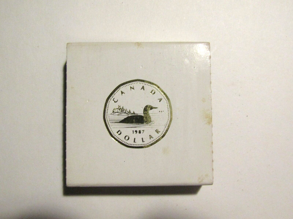 Canada 1987 Proof Dollar with COA in original box
