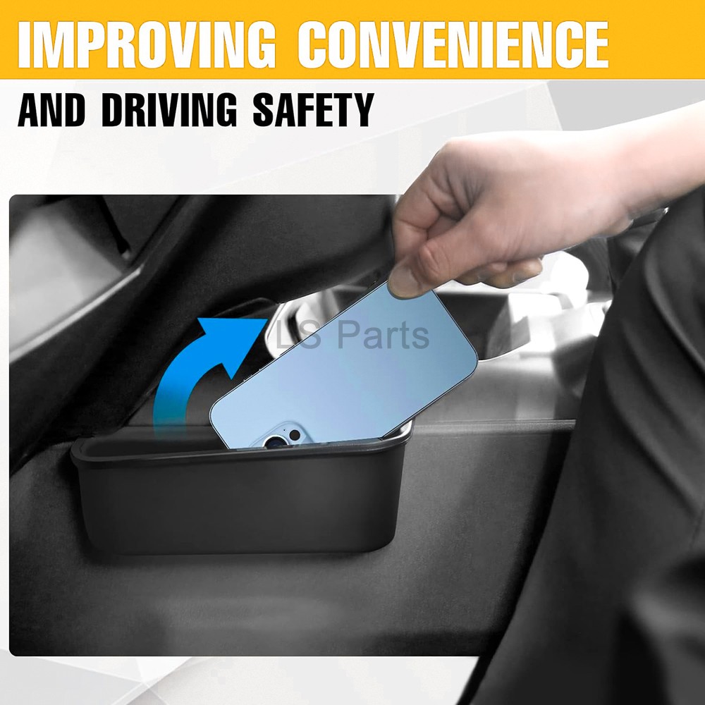 Black Accessories Gear Shift Side Storage Box Organizer Case For Ford Bronco 21+