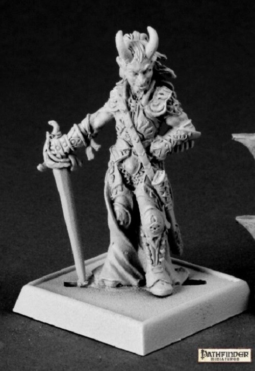 Reaper Pathfinder Miniatures 60071 ECCARDIAN DROVENGE HELLBORN FIGHTER